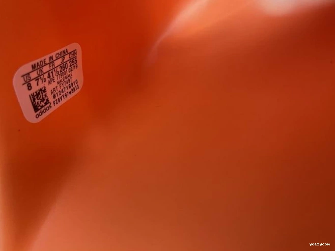 Yeezy Orange Adidas Slide FY7497 0801